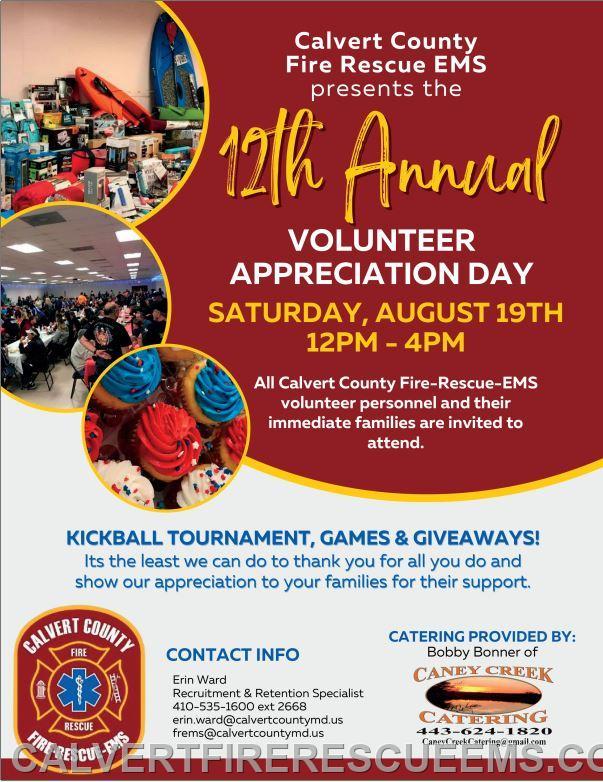 Calvert County Fire-Rescue-EMS Volunteer Appreciation Day is this ...